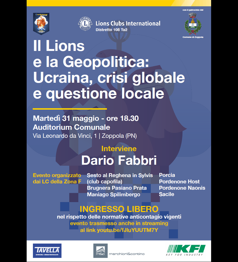 Il Lions e la Geopolitica