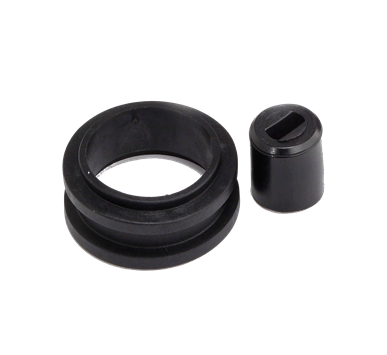 Plastic spacers for pumps